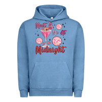 Pigment Pebble Blue meet me at midnight Urban Hoodie - MaliasSmallBusiness
