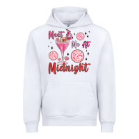 White meet me at midnight Urban Hoodie - MaliasSmallBusiness