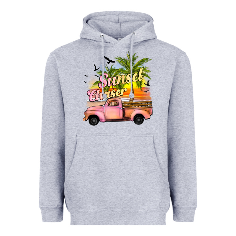 Sunset Chaser Heavyweight Hoodie by JahusDesignShop | Teevron