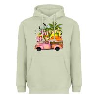 Matcha sunset chaser Heavyweight Hoodie - JahusDesignShop