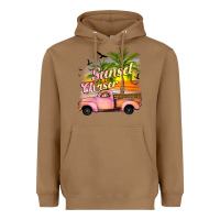 Toasted Coconut sunset chaser Heavyweight Hoodie - JahusDesignShop