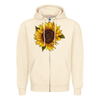 Sandshell sunflower Zipper Hoodie - RanaPortraitStore