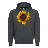 Smoke sunflower Zipper Hoodie - RanaPortraitStore