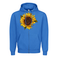 True Royal sunflower Zipper Hoodie - RanaPortraitStore
