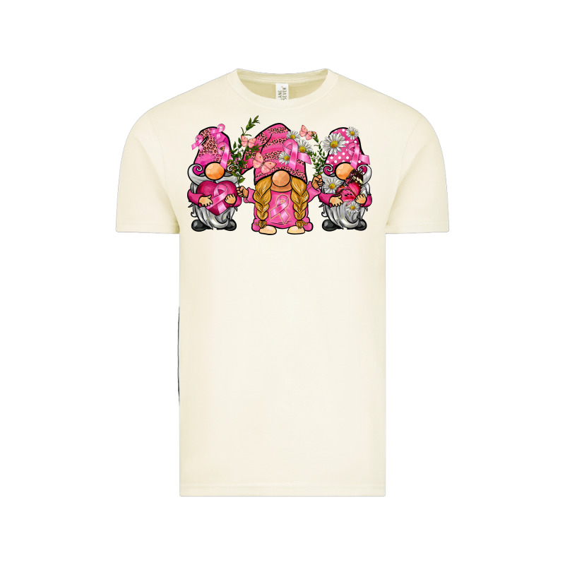 Breast Cancer Gnome Vintage Tee by BarkalooDesign | Teevron