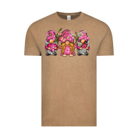 Vintage Coffee breast cancer gnome Vintage Tee - BarkalooDesign