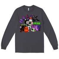 Smoke Moo I Mean Boo Baby Cow Long Sleeve Tee - RanaPortraitStore