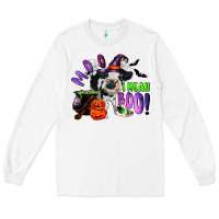 White Moo I Mean Boo Baby Cow Long Sleeve Tee - RanaPortraitStore