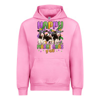 Fuchsia Pink happy mardi gras y'all Urban Hoodie - MaliasSmallBusiness