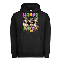 Pigment Black happy mardi gras y'all Urban Hoodie - MaliasSmallBusiness