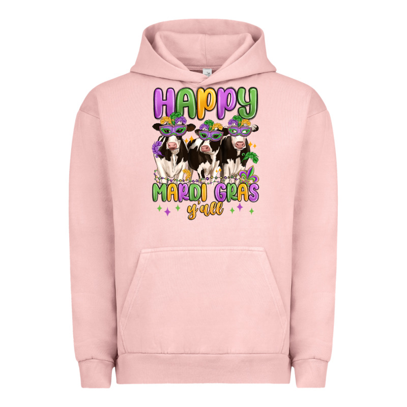 Happy Mardi Gras Y'all Urban Hoodie by MaliasSmallBusiness | Teevron