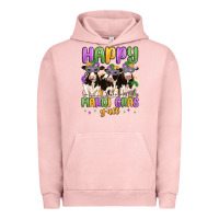 Pigment Salmon happy mardi gras y'all Urban Hoodie - MaliasSmallBusiness