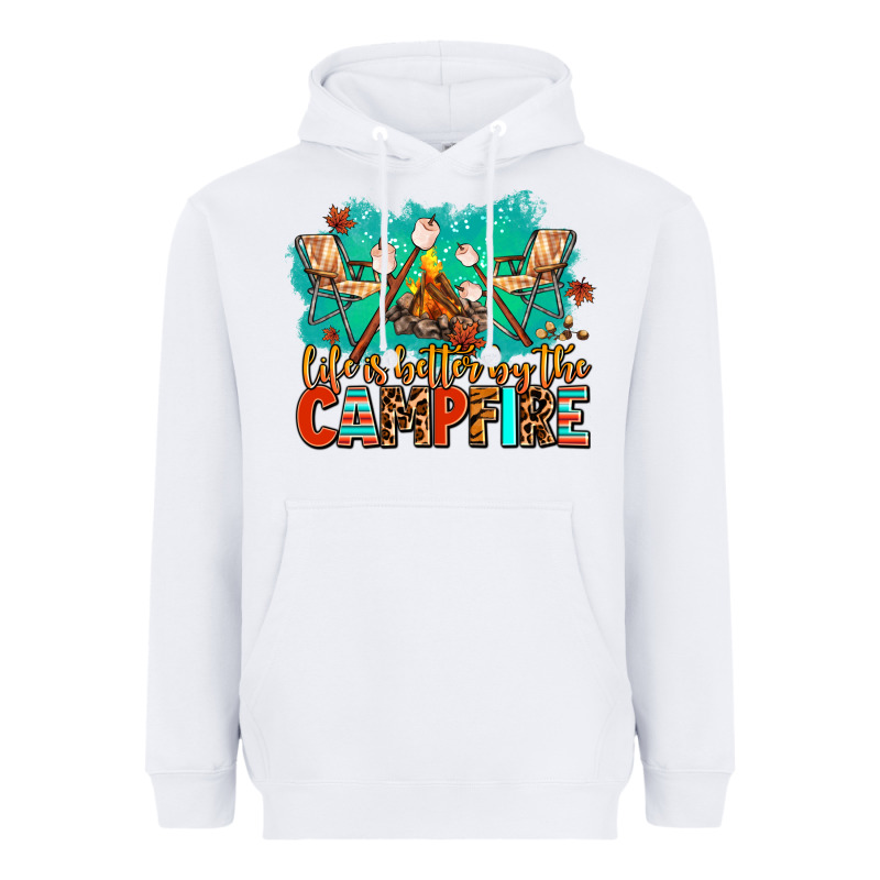Life Is Better By The Campfire Heavyweight Hoodie by AdoDesignShop | Teevron