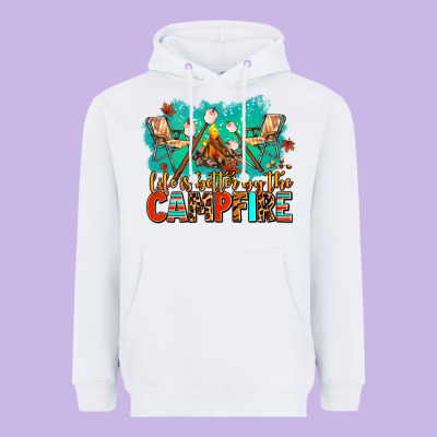 Life Is Better By The Campfire Heavyweight Hoodie Designed By Adodesignshop