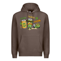 Coffee deink drank drunk st. patrick's day Premium Hoodie - MaliasSmallBusiness