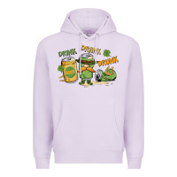 Lilac deink drank drunk st. patrick's day Premium Hoodie - MaliasSmallBusiness