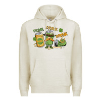 Oatmeal Heather deink drank drunk st. patrick's day Premium Hoodie - MaliasSmallBusiness