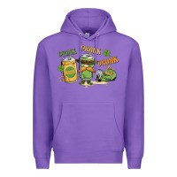 Purple deink drank drunk st. patrick's day Premium Hoodie - MaliasSmallBusiness