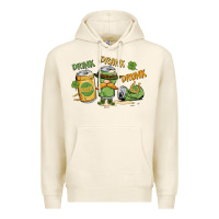 Tofu deink drank drunk st. patrick's day Premium Hoodie - MaliasSmallBusiness