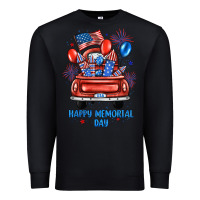 Black happy memorial day farm truck Premium Sweatshirt - JahusDesignShop
