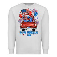 Dove Grey happy memorial day farm truck Premium Sweatshirt - JahusDesignShop