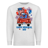 Oatmeal Heather happy memorial day farm truck Premium Sweatshirt - JahusDesignShop