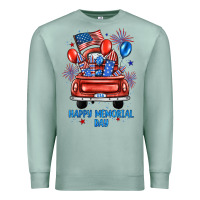 Seafoam happy memorial day farm truck Premium Sweatshirt - JahusDesignShop