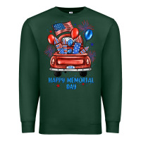 Sports Green happy memorial day farm truck Premium Sweatshirt - JahusDesignShop
