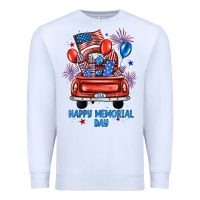 Happy Memorial Day Farm Truck Premium Sweatshirt | Teevron
