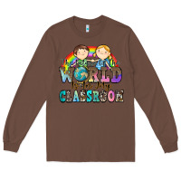 Chestnut the future of the world is in my classroom Long Sleeve Tee - Zillion Design Studio