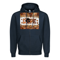 Navy dope melanin Zipper Hoodie - Zillion Design Studio