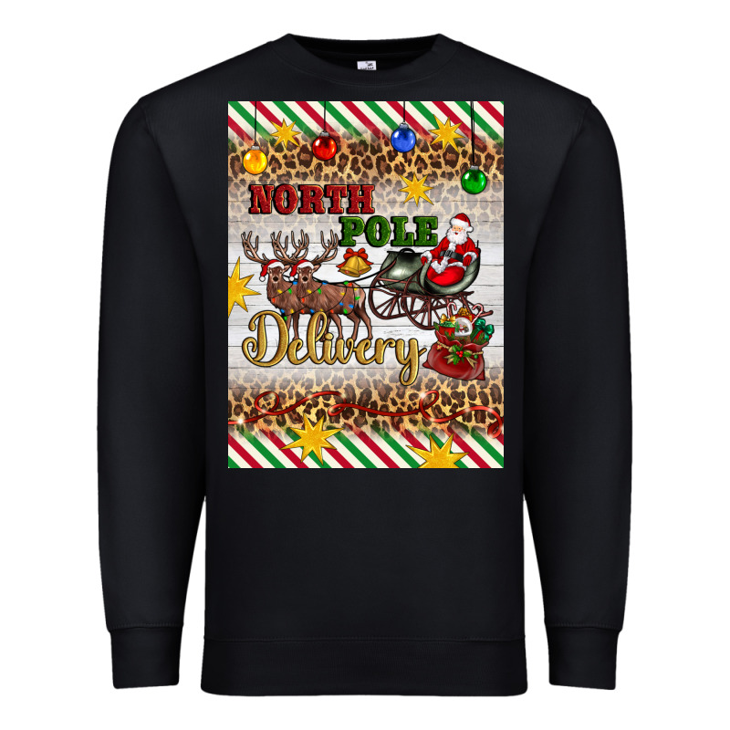 Christmas North Pole Delivery Premium Sweatshirt by Artiststas | Teevron