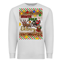 Dove Grey christmas north pole delivery Premium Sweatshirt - Artiststas