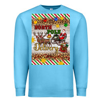 Ocean Blue christmas north pole delivery Premium Sweatshirt - Artiststas