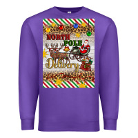 Purple christmas north pole delivery Premium Sweatshirt - Artiststas