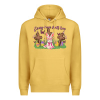 Antique Gold every knee shall bow Premium Hoodie - MaliasSmallBusiness