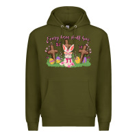 Army Green every knee shall bow Premium Hoodie - MaliasSmallBusiness
