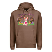 Chestnut every knee shall bow Premium Hoodie - MaliasSmallBusiness