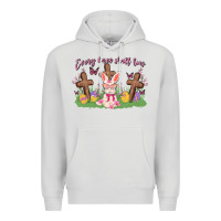Dove Grey every knee shall bow Premium Hoodie - MaliasSmallBusiness
