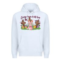 White every knee shall bow Premium Hoodie - MaliasSmallBusiness