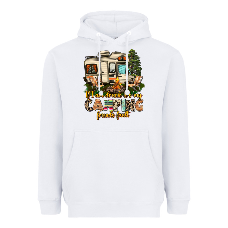 If I Am Drunk Its My Camping Friends Fault Heavyweight Hoodie by AdoDesignShop | Teevron
