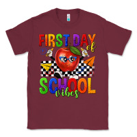 Burgundy first day of school vibes Classic Tee - texasbilliewilder