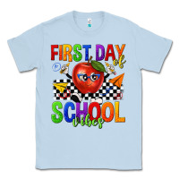 Dusty Blue first day of school vibes Classic Tee - texasbilliewilder