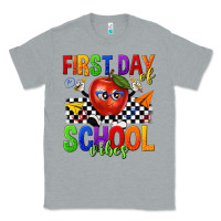 Heather Grey first day of school vibes Classic Tee - texasbilliewilder