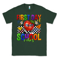 Sports Green first day of school vibes Classic Tee - texasbilliewilder