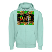 Seafoam dope juneteenth Zipper Hoodie - Zillion Design Studio
