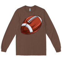 Chestnut football Long Sleeve Tee - texasbilliewilder