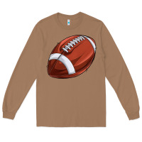 Toasted Coconut football Long Sleeve Tee - texasbilliewilder