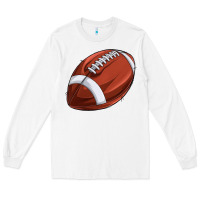 White football Long Sleeve Tee - texasbilliewilder