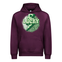 Mauve Wine st. patrick's day lucky Urban Hoodie - MaliasSmallBusiness